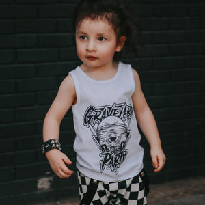 Graveyard Kids Dude White tank