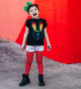 El Conejo Rainbow Toddler Short Sleeve Tee