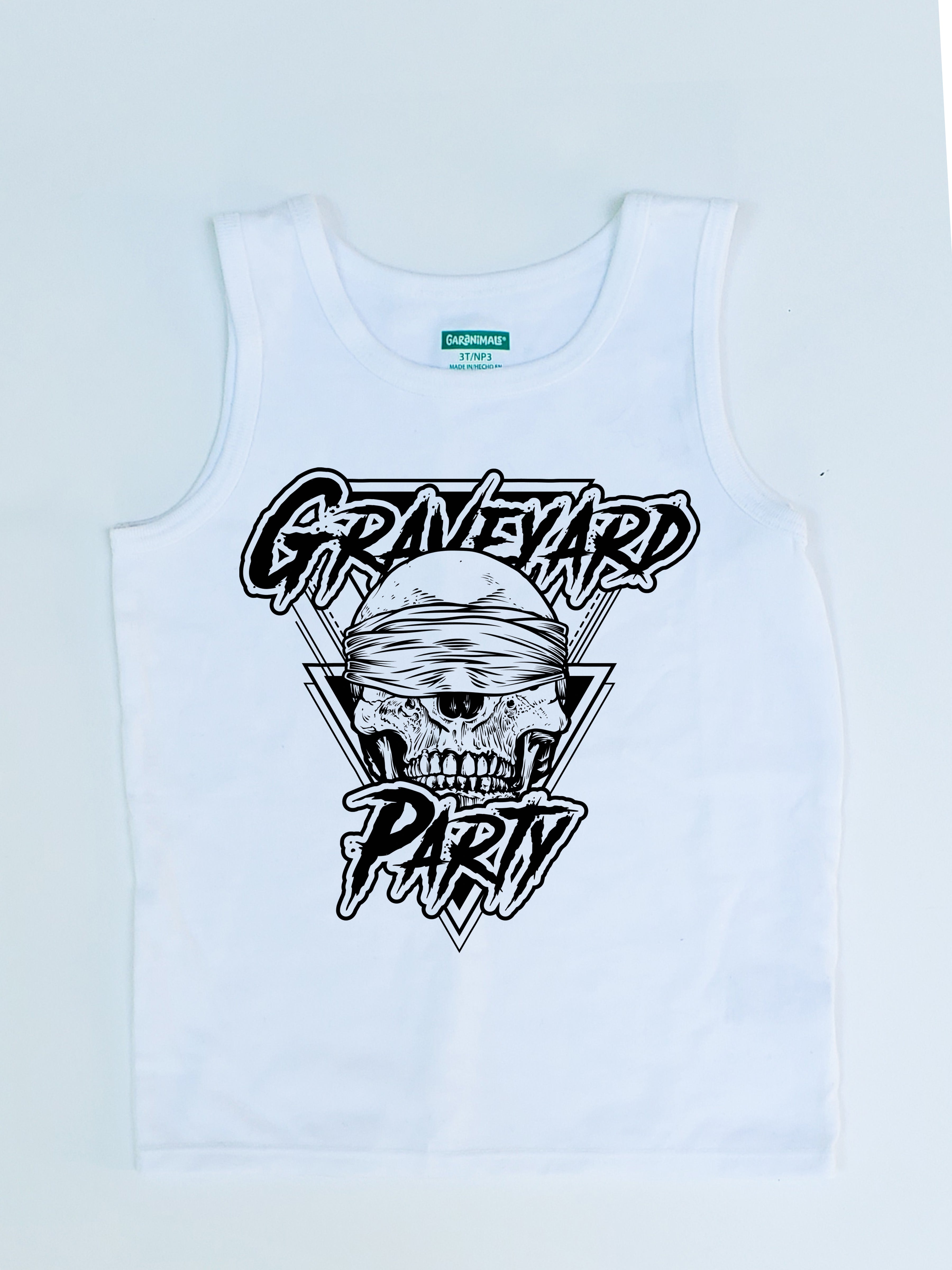 Graveyard Kids Dude White tank