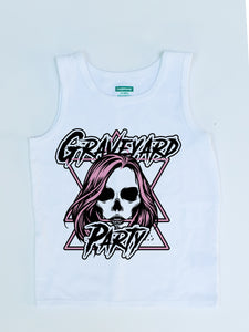 Graveyard Kids Chick White tank