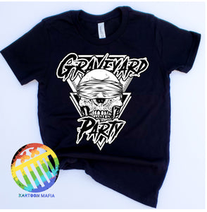 Graveyard Kids Bruh Black tee