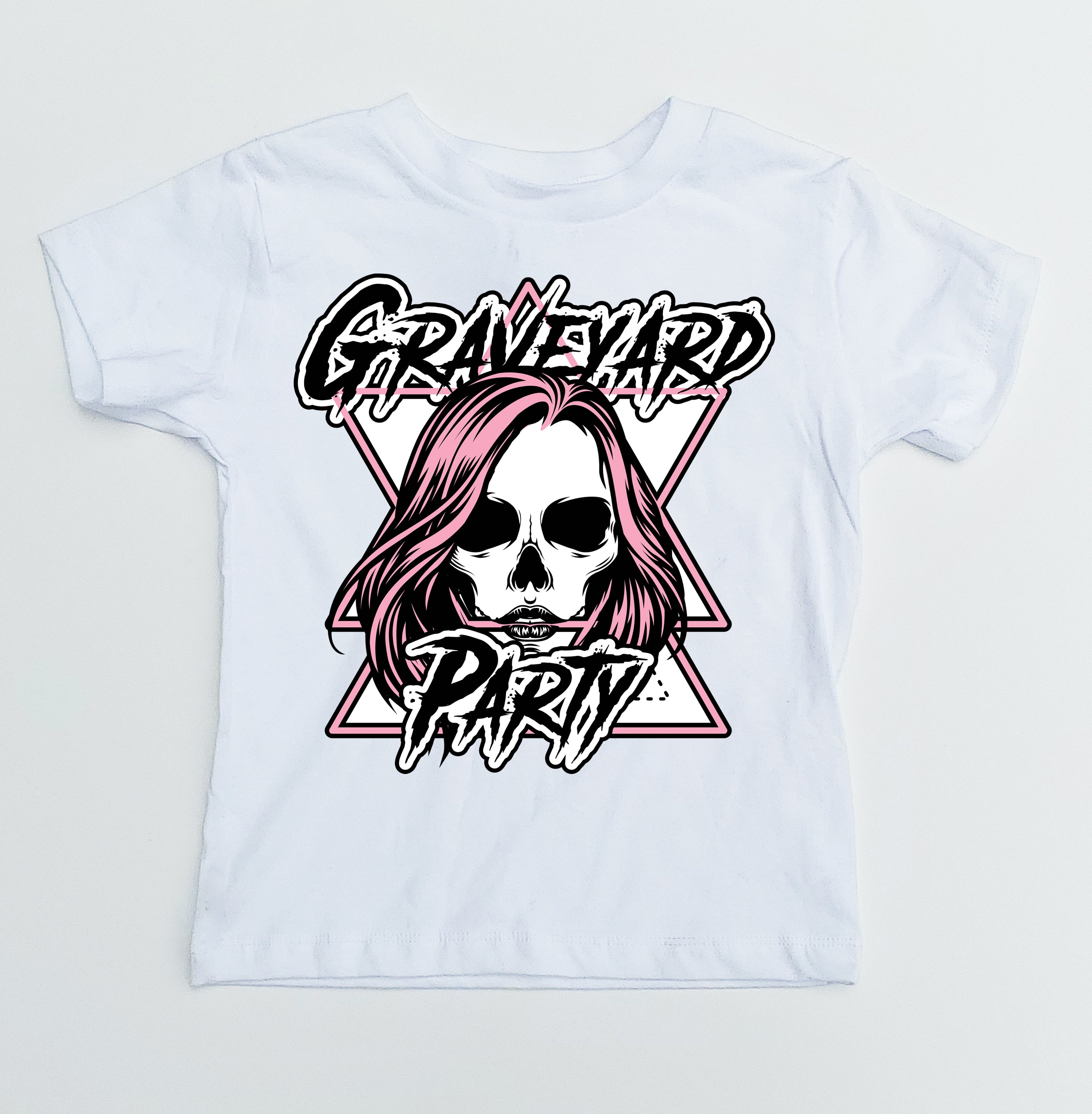 Graveyard Kids Chick White Tee