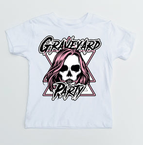 Graveyard Kids Chick White Tee