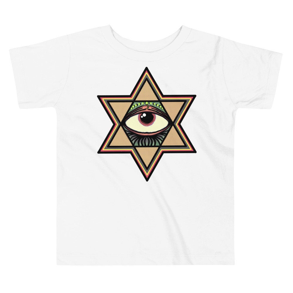 The Magen David Eye Toddler Short Sleeve shirt