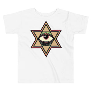 The Magen David Eye Toddler Short Sleeve shirt