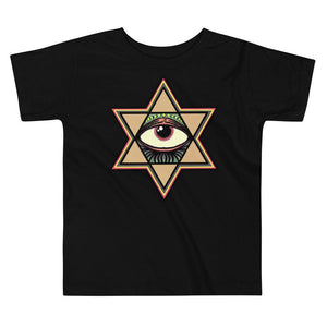 The Magen David Eye Toddler Short Sleeve shirt