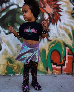 RAD BABE  Black Toddler Short Sleeve Tee