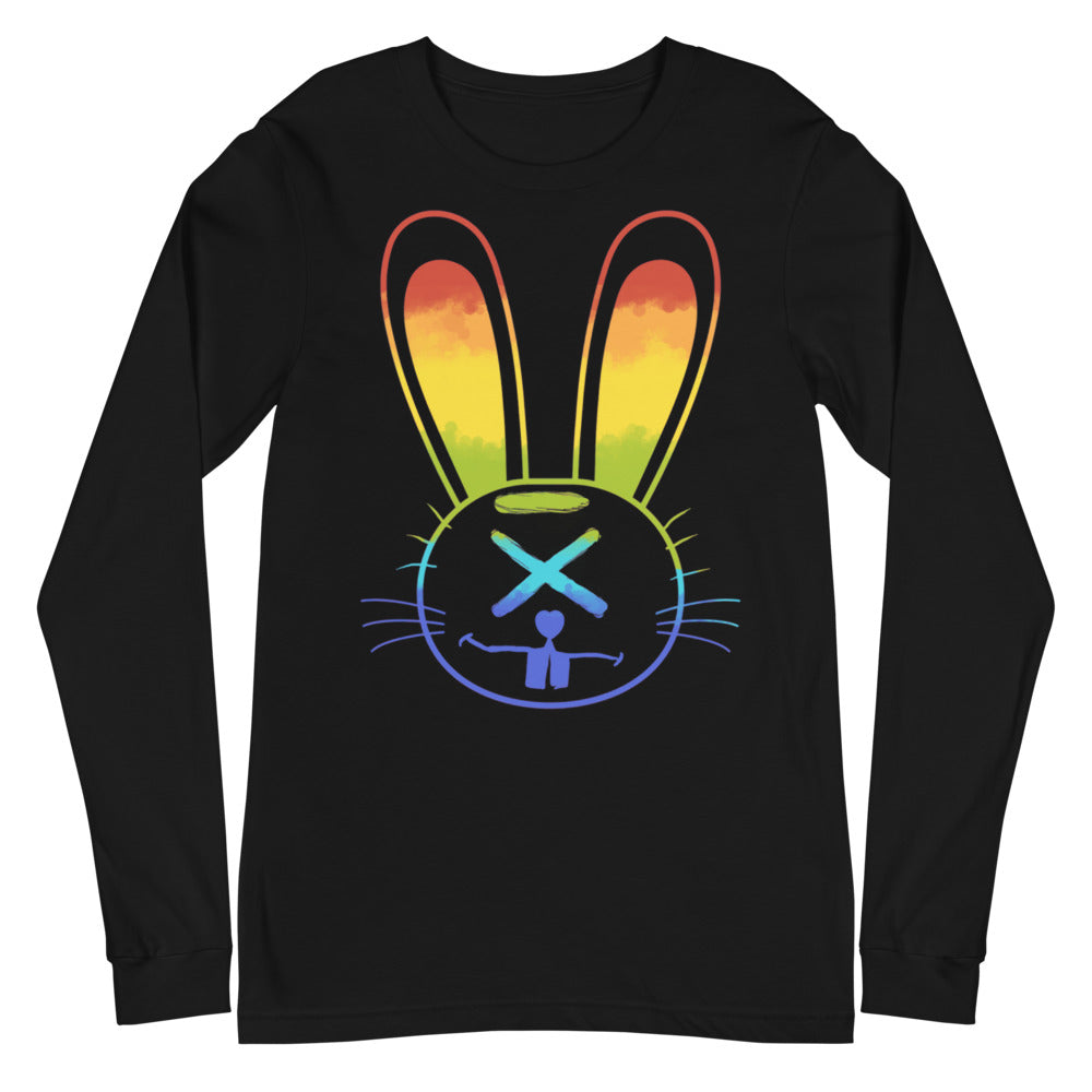 El Conejo Rainbow Unisex Long Sleeve Tee